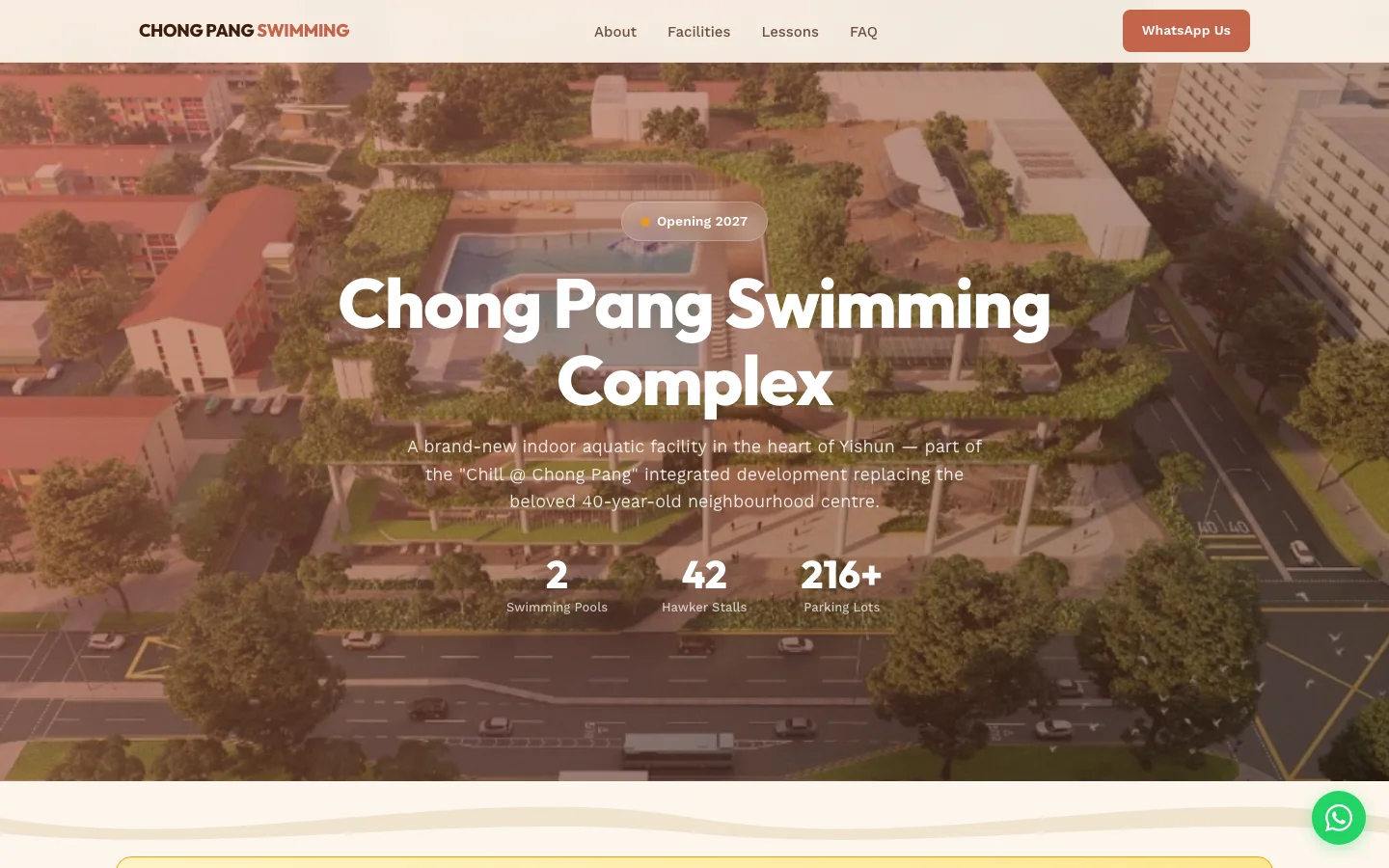 Variant A: Terracotta Neighbourhood hero